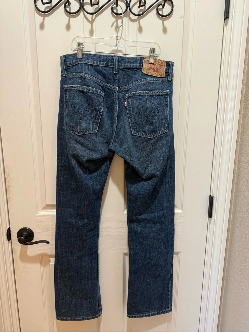 Levi's 514s Slim Straight Jeans in Indigo Blue 31x32